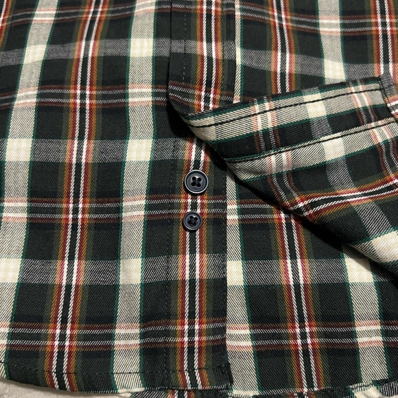 U.S. Polo Assn. Plaid Button-Up down Shirt Ralph Lauren boys L 10-12 Long Sleeve - Picture 3 of 6